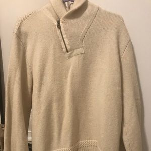 Half zip pullover sweater